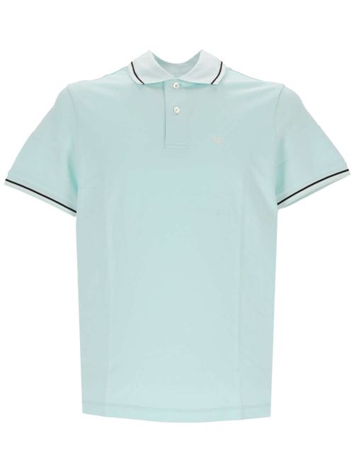 Polo Turchese Emporio Armani. EMPORIO ARMANI | 8N1FB31JPTZ0743